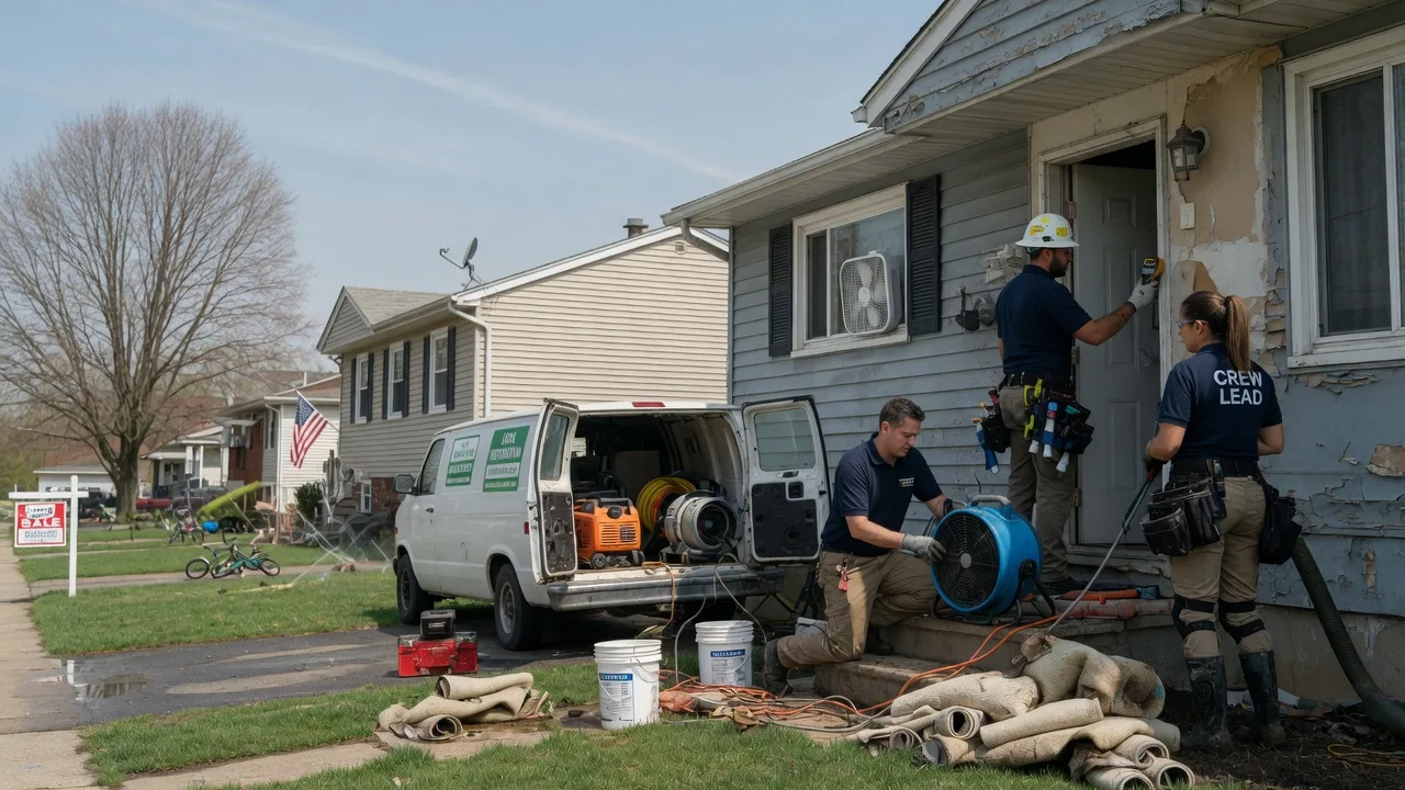 Flood Cleanup in Newtonville, MA near me